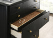 Arini 5-piece California King Bedroom Set Black and Natural