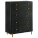 Arini 5-piece California King Bedroom Set Black and Natural