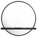 Arini 2-piece Makeup Vanity Table and Mirror Set Black