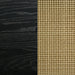 Arini Cane Weave Full Length Standing Floor Mirror Black