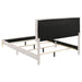 Kendall Upholstered California King Panel Bed White