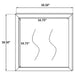 Kendall Dresser Mirror White