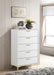 Kendall 5-drawer Bedroom Chest White