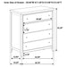 Wilkes 5-piece Queen Bedroom Set Dark Cocoa