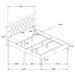 Kendall 5-piece California King Bedroom Set Black