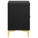 Kendall 2-drawer Nightstand Black