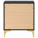 Kendall 2-drawer Nightstand Black