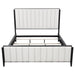 Brookmead 60-inch Upholstered California King Bed Black