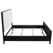 Brookmead 60-inch Upholstered California King Bed Black