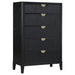 Brookmead 5-drawer Bedroom Chest Black