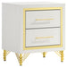 Lucia 5-piece Eastern King Bedroom Set Beige and White