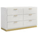 Caraway 5-piece Eastern King Bedroom Set White