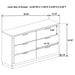 Caraway 5-piece Eastern King Bedroom Set White