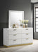 Caraway 6-drawer Dresser with Mirror White