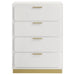 Caraway 4-drawer Bedroom Chest White