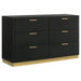 Caraway 4-piece Queen Bedroom Set Black