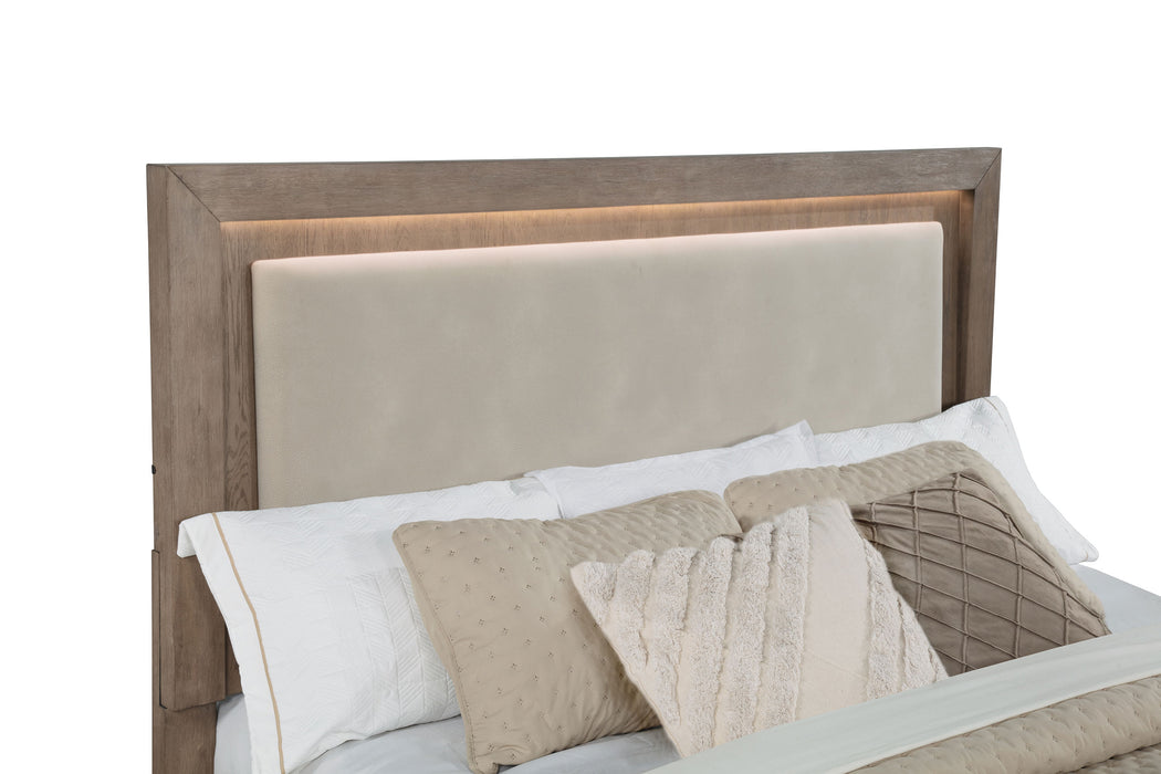 Kenora 4-piece Eastern King Bedroom Set Barley Brown