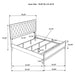 Sonora 4-piece Eastern King Bedroom Set White