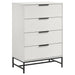 Sonora 4-drawer Bedroom Chest White