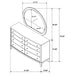 Granada 8-drawer Dresser and Mirror Natural Pine