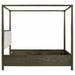 Gran Park Queen Canopy Bed Dark Cocoa