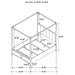 Gran Park Queen Canopy Bed Dark Cocoa