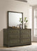 Gran Park 6-drawer Dresser and Mirror Dark Cocoa