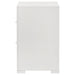 Ives 2-drawer Nightstand Bedside Table White High Gloss