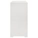 Ives 6-drawer Dresser Cabinet White High Gloss
