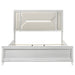 Marmore 64-inch Eastern King Panel Bed LED Headboard White