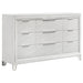 Marmore 5-piece Eastern King Bedroom Set White