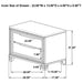 Marmore 5-piece Queen Bedroom Set White