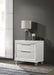 Marmore 2-drawer Nightstand Bedside Table White