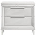 Marmore 2-drawer Nightstand Bedside Table White