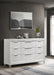 Marmore 9-drawer Dresser Cabinet White