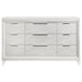 Marmore 9-drawer Dresser Cabinet White