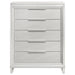 Marmore 5-drawer Bedroom Chest of Drawers White