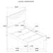 Ives 4-piece Queen Bedroom Set Grey High Gloss