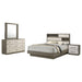 Fenwick 4-piece Eastern King Bedroom Set Grey Oak