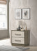Fenwick 2-drawer Nightstand Bedside Table Grey Oak