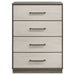 Fenwick 4-drawer Chest of Drawers Grey Oak