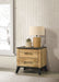 Kaywood 2-drawer Nightstand Bedside Table Natural Pine