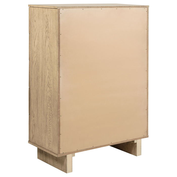 Kailani 5-piece California King Bedroom Set Beige Oak