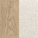 Kailani 52-inch Queen Wingback Bed Beige Oak