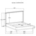 Kailani 4-piece Queen Bedroom Set Beige Oak