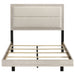 Trenton 54-inch Wood Full Panel Bed Rustic Cream