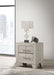 Trenton 2-drawer Nightstand Bedside Table Rustic Cream