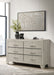 Trenton 6-drawer Bedroom Dresser Rustic Cream