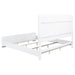 Gracemont 57-inch Eastern King Panel Bed Grey and White