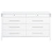 Gracemont 8-drawer Bedroom Dresser Cabinet White